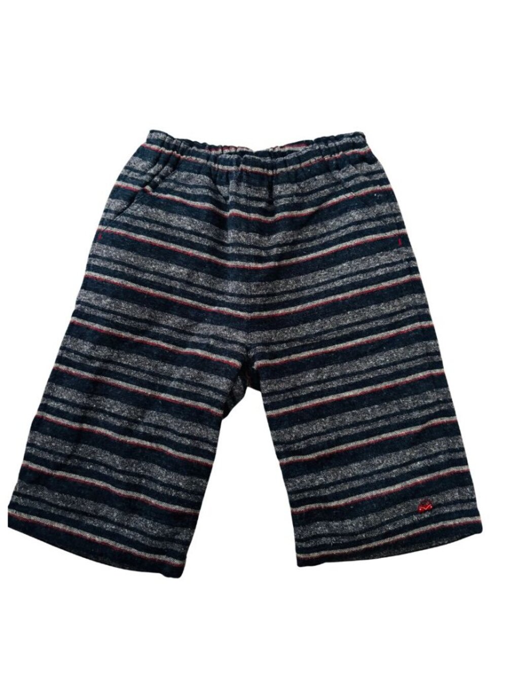 Familiar Kids Pants Size 110 Wool Blend Striped Cozy Lined Pants